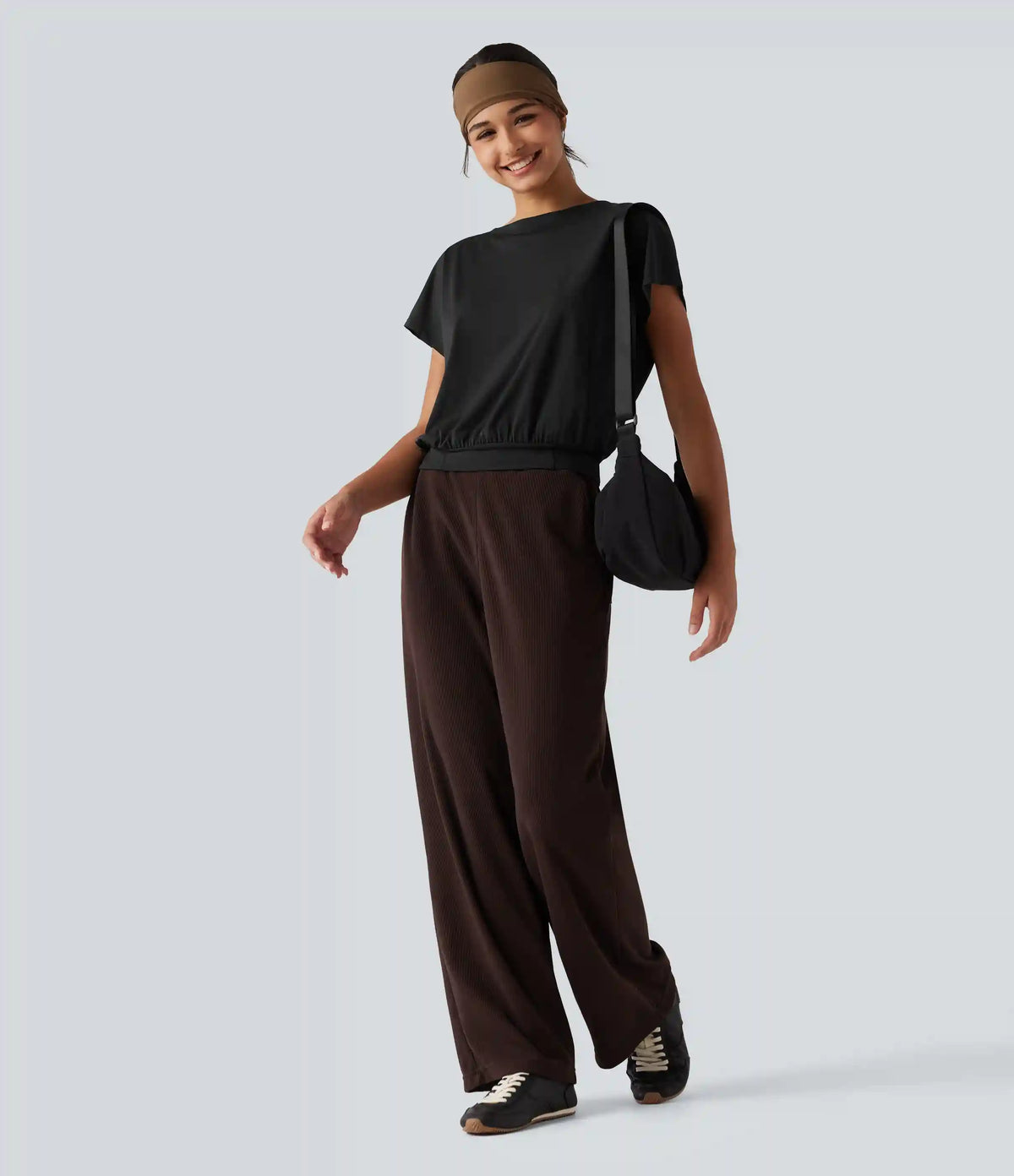 Round Neck Short Sleeve InstantCool Quick Dry Yoga Sports Top