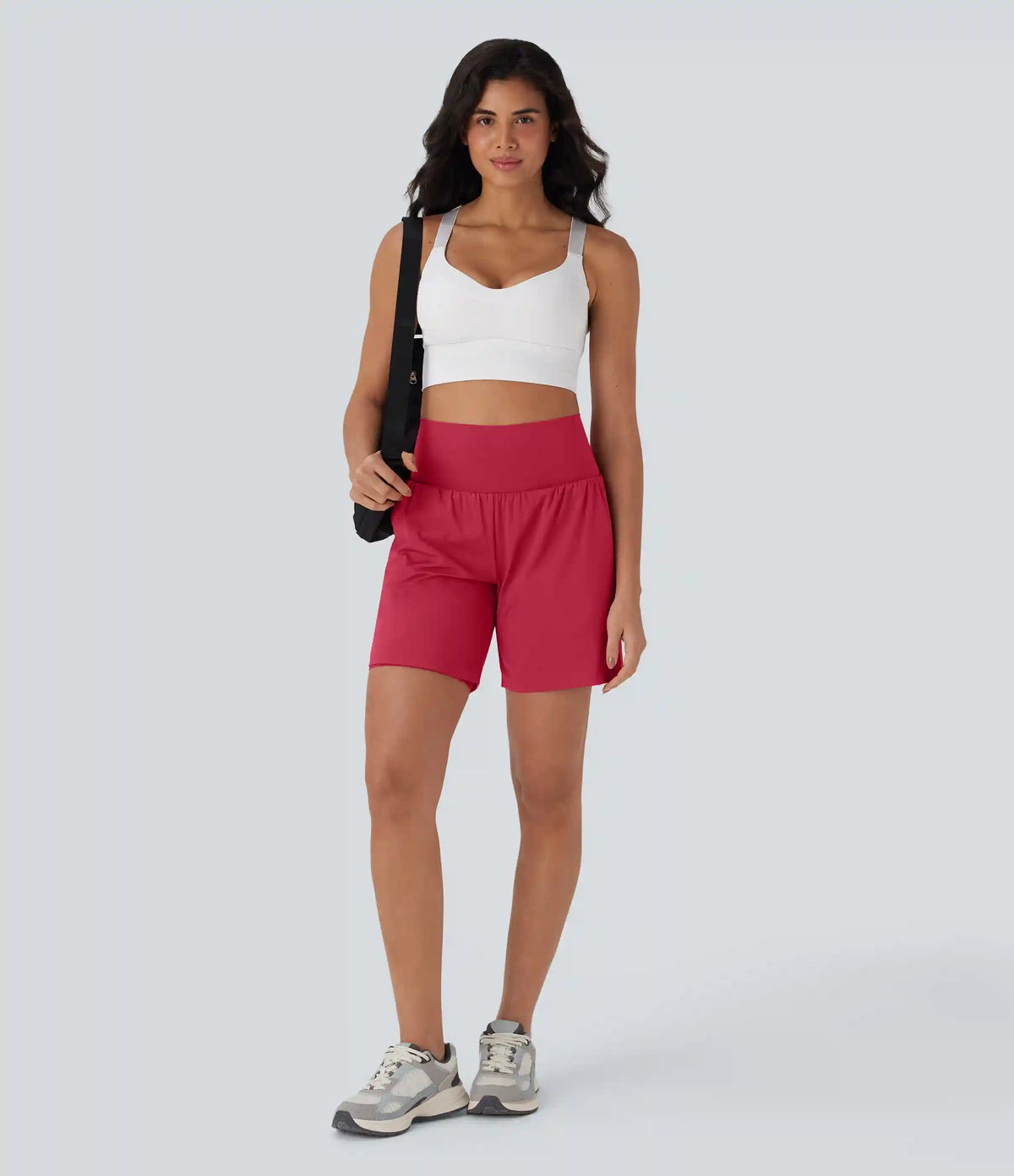 SoftlyZero™ Airy Super High Waisted 2-in-1 InstantCool Yoga Shorts 7" with Pockets