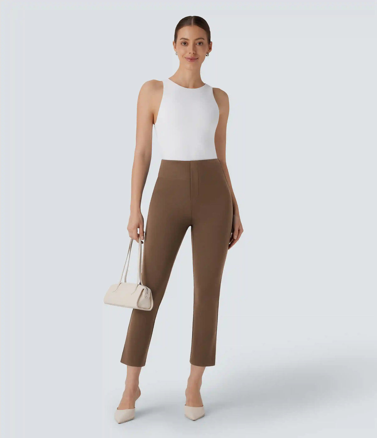 Halara Flex™ High Waisted Pocket Tapered Cropped Work Pants