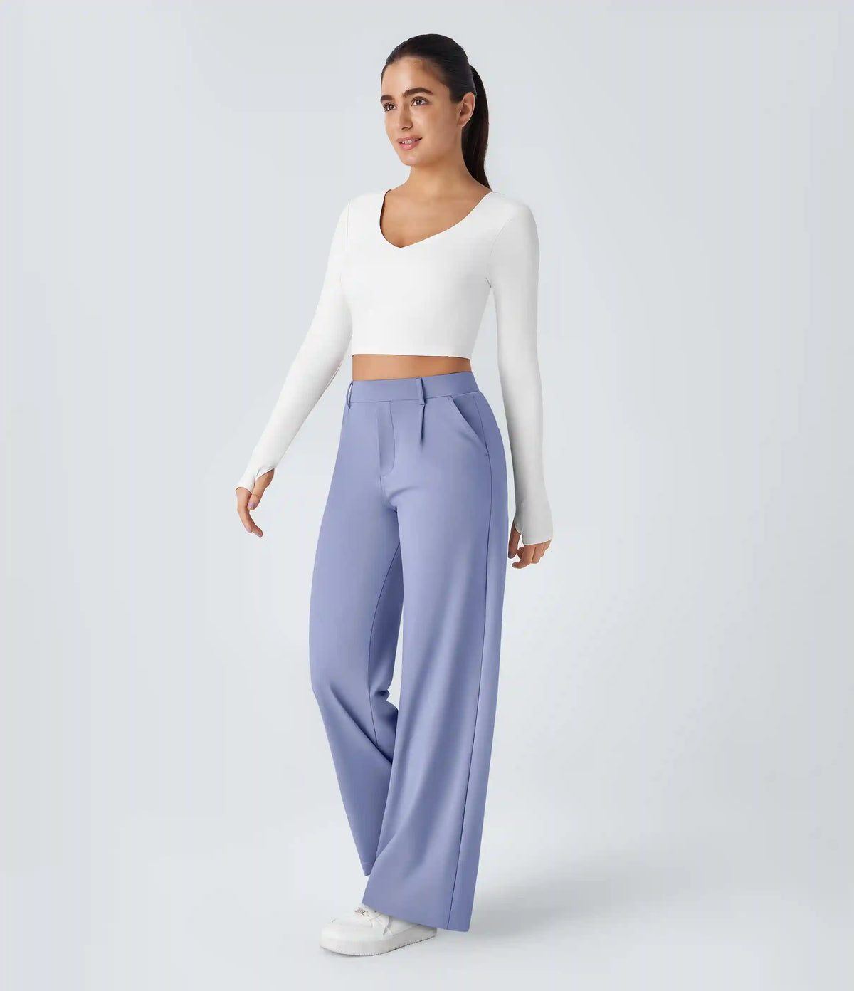 Halara Flex™ DayStretch High Waisted Pocket Straight Leg Work Pants