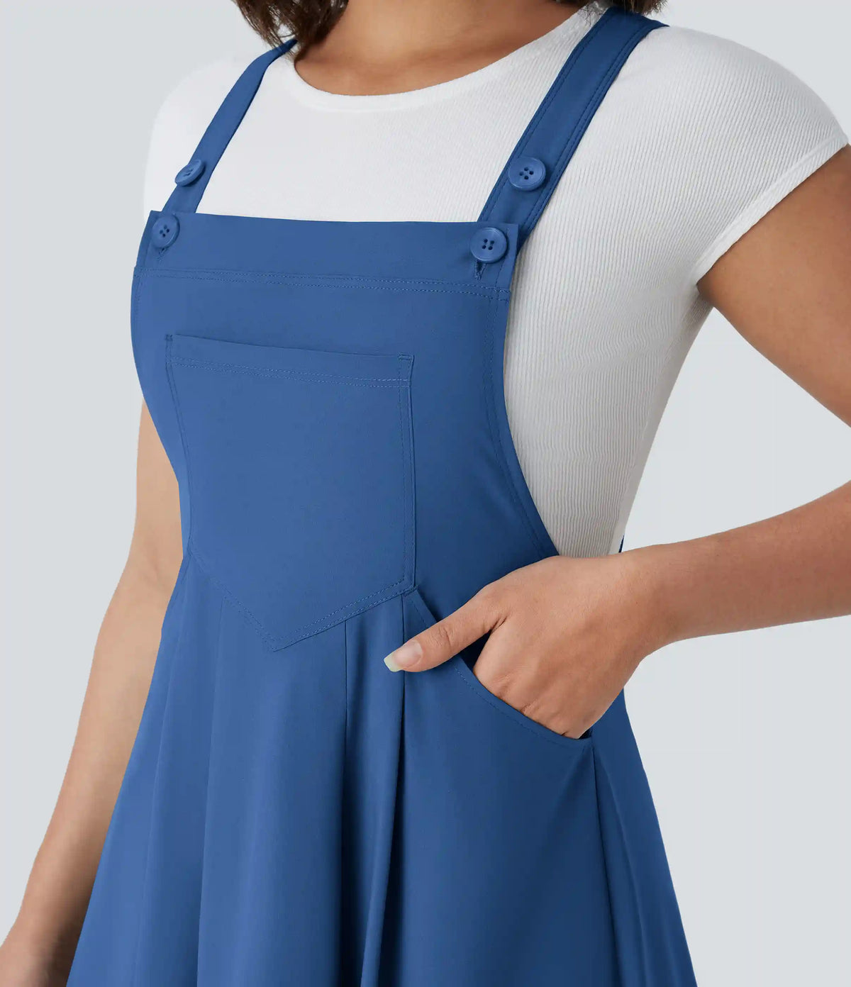 Breezeful™ Pockets Flowy Quick Dry Midi Casual Dress