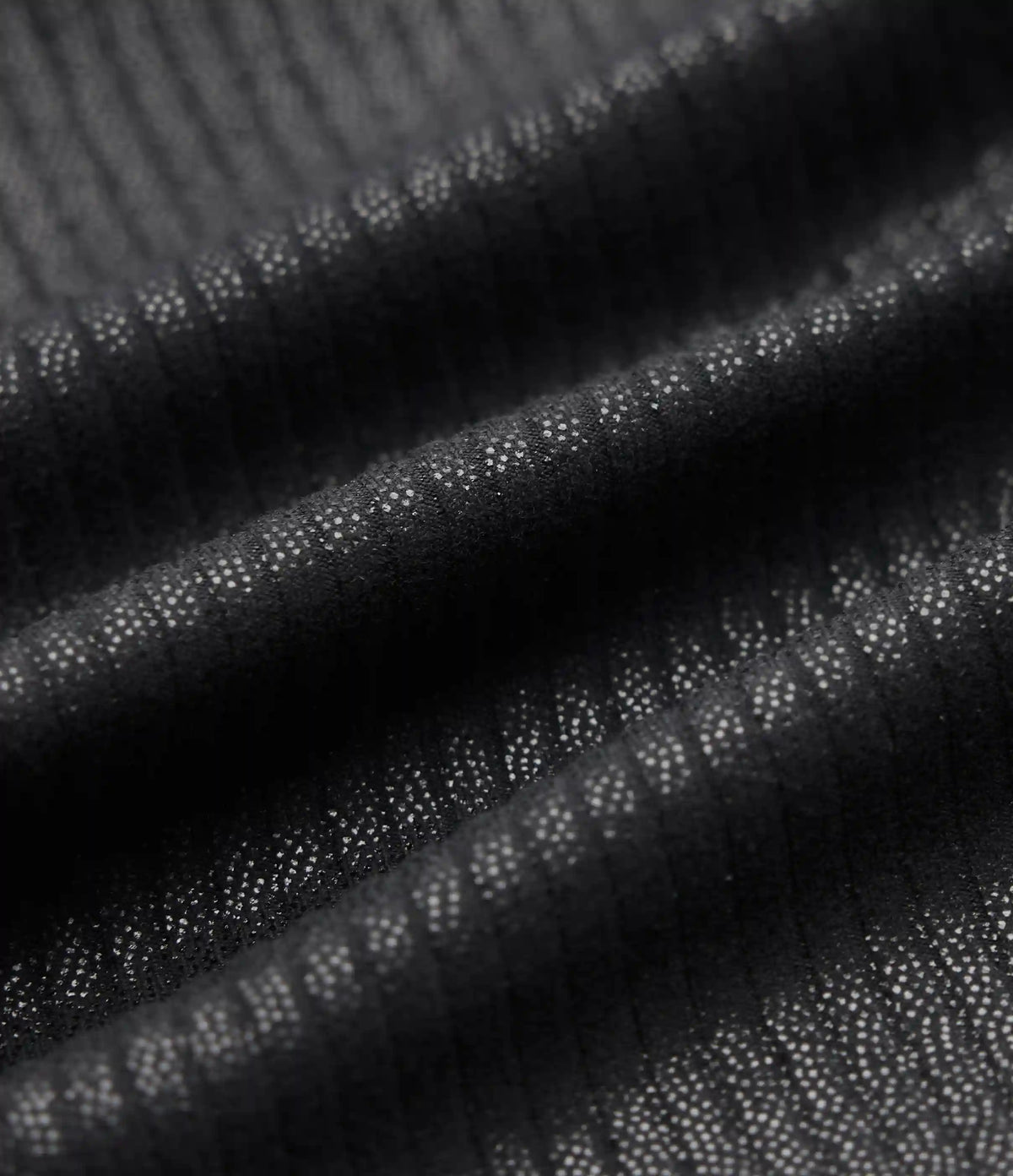 Ribbed Knit High Waisted Foil Print Yoga Leggings with Pockets