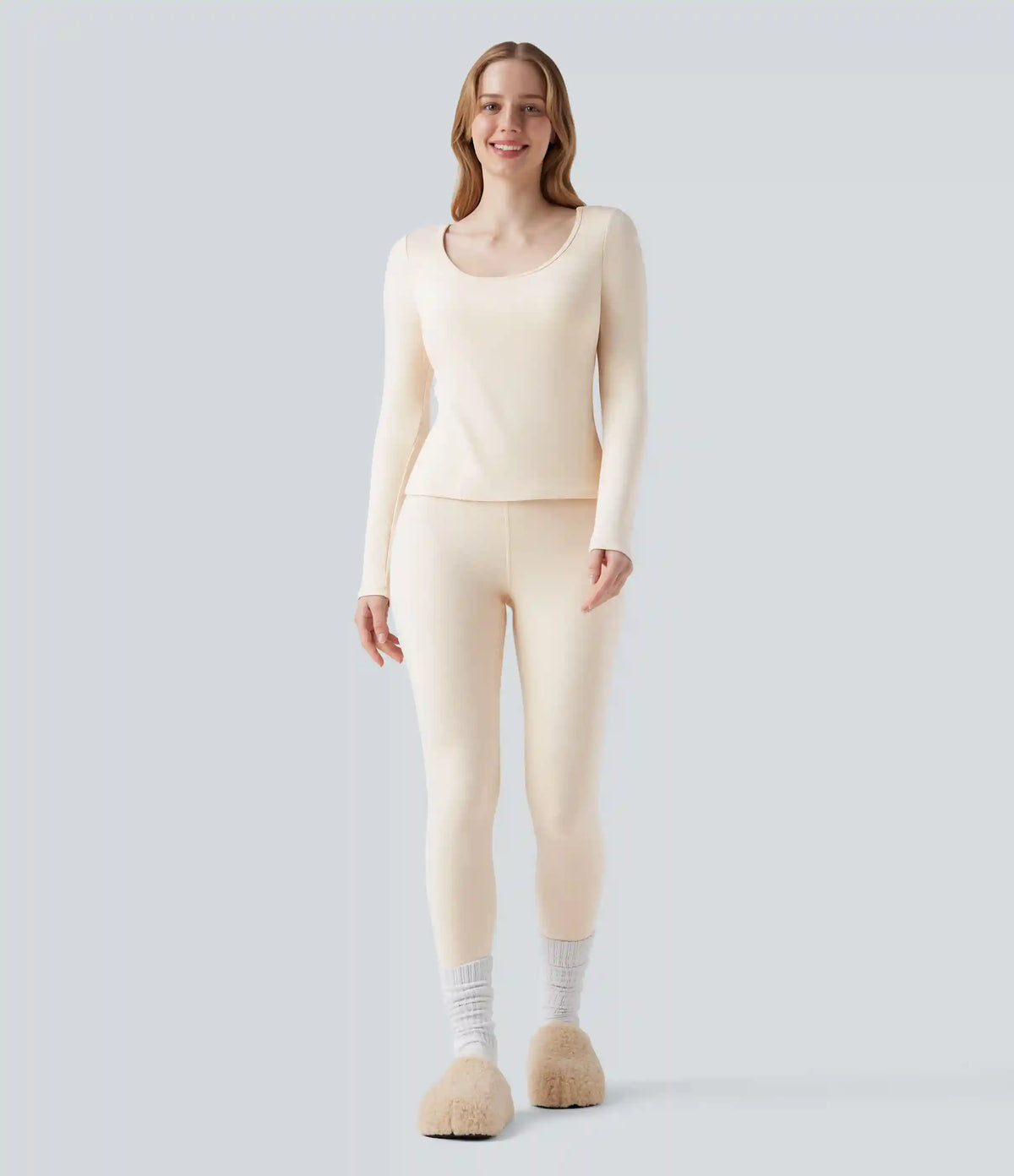 Halara HeatCore Mid Rise 7/8 Casual Warming Leggings