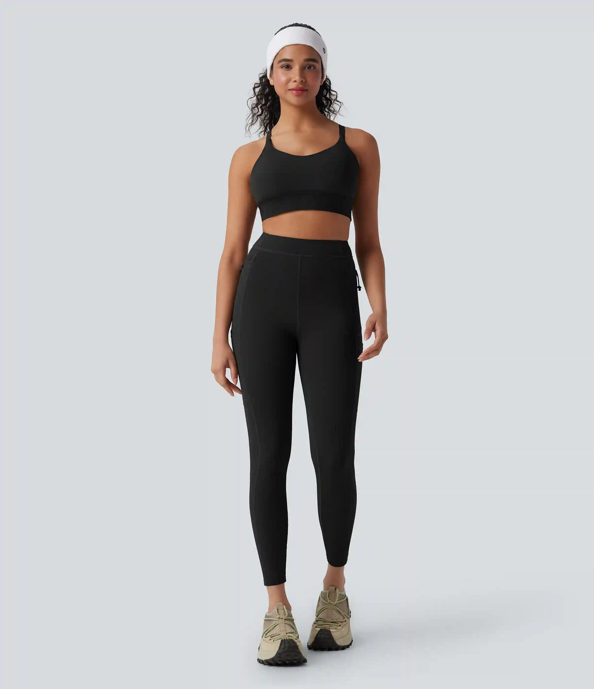 SpeedWave™ High Waisted Loop Quick Dry Hiking Leggings with Pockets