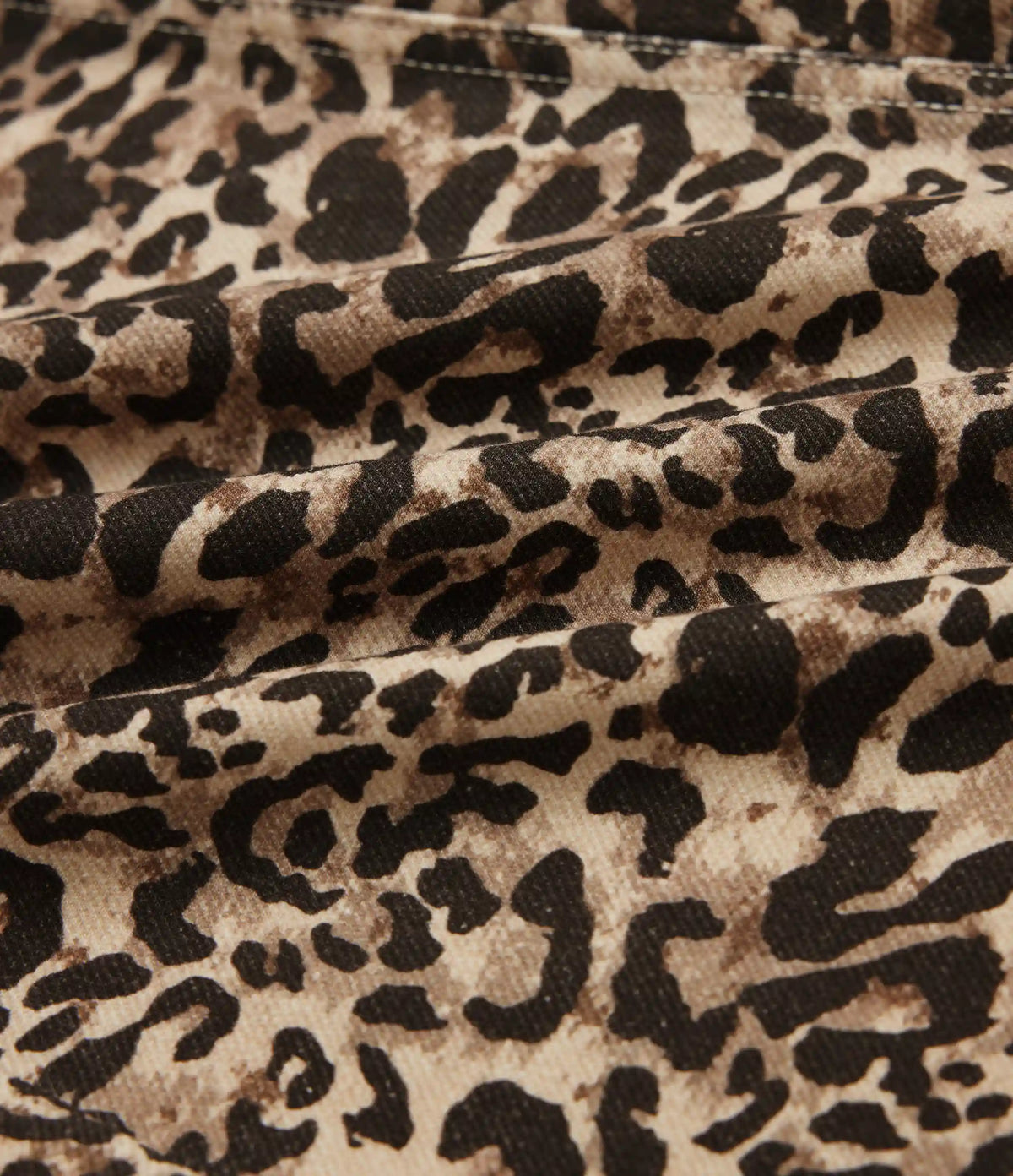 Halara Flex™ Leopard Print High Waisted Straight Leg Casual Jeans with Pockets