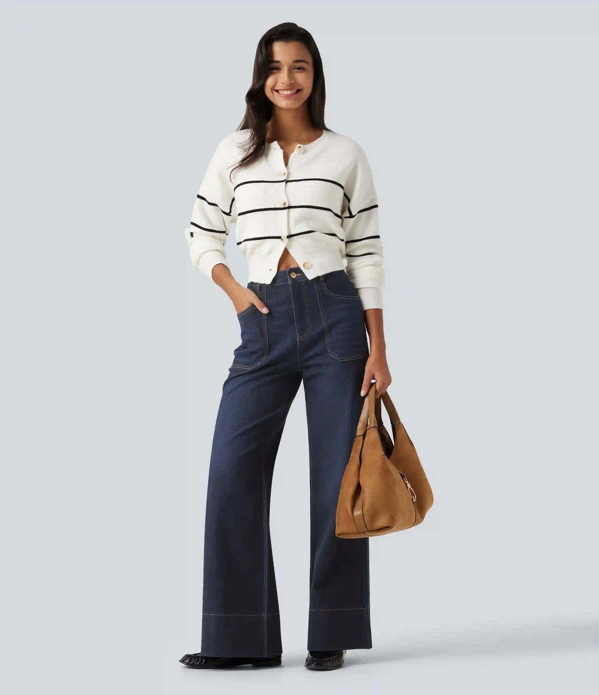 Halara Flex™ High Waisted Flare Jeans with Pockets