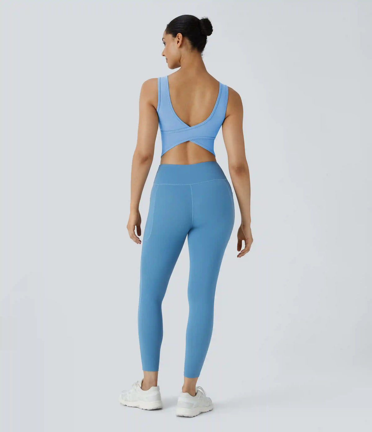 U Neck Crossover Barre Ballet Dance Tank Top A-D Cups