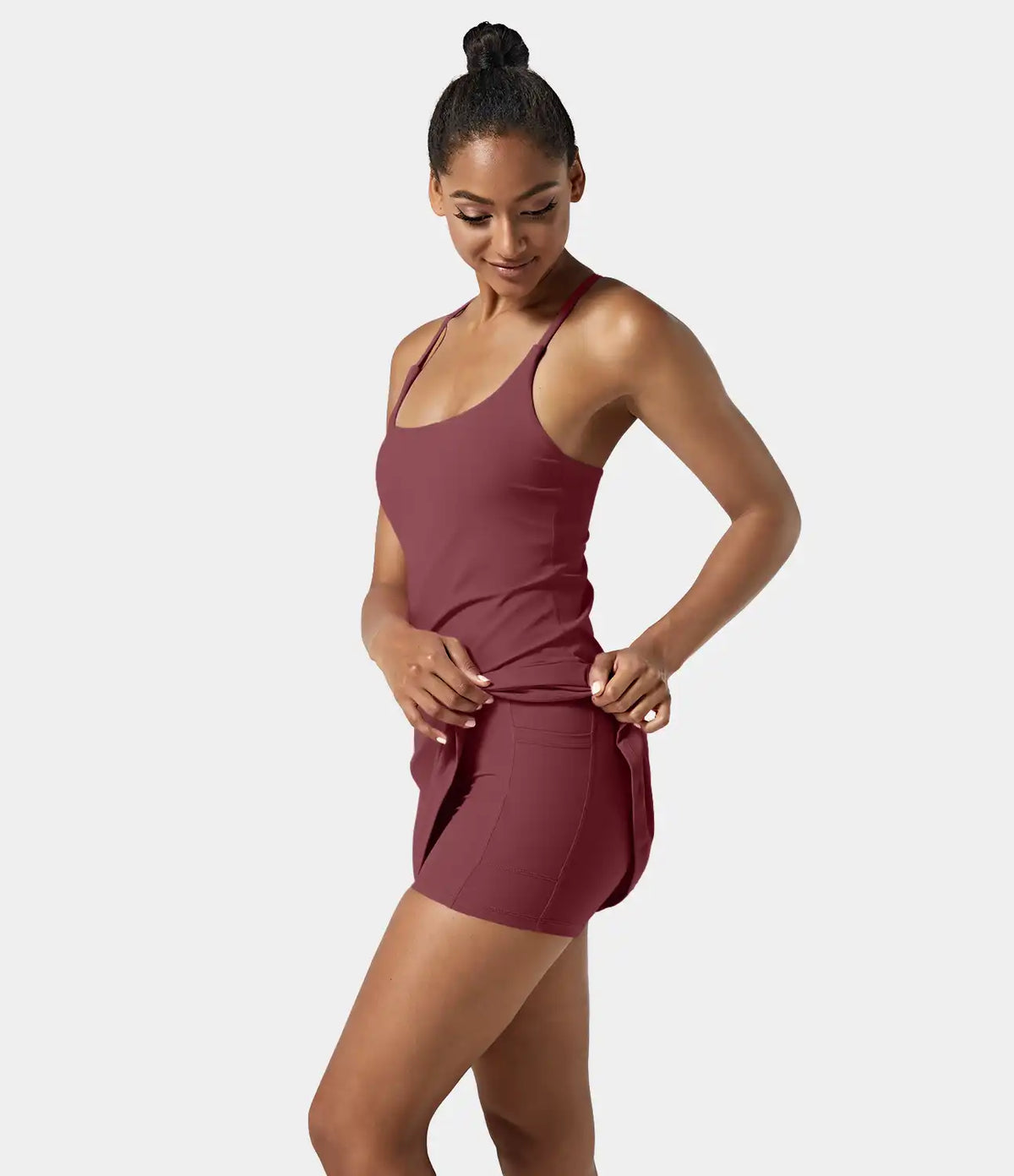SoftlyZero™ Airy Cut Out 2-in-1 Pocket InstantCool Mini Activity Dress