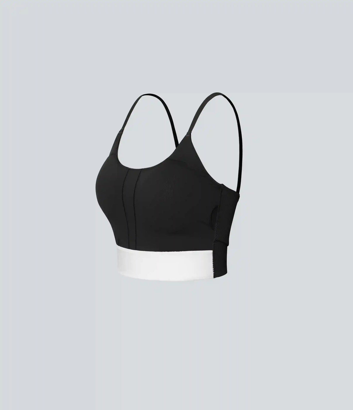 Halara UltraSculpt™ Ribbed Light Support U Neck Built-in Bra Yoga Tank Top
