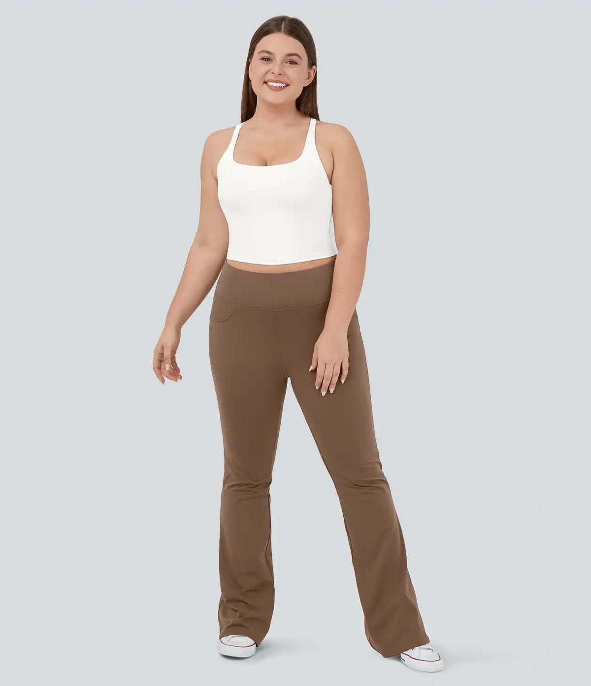 Cropped Yoga Plus Size Tank Top