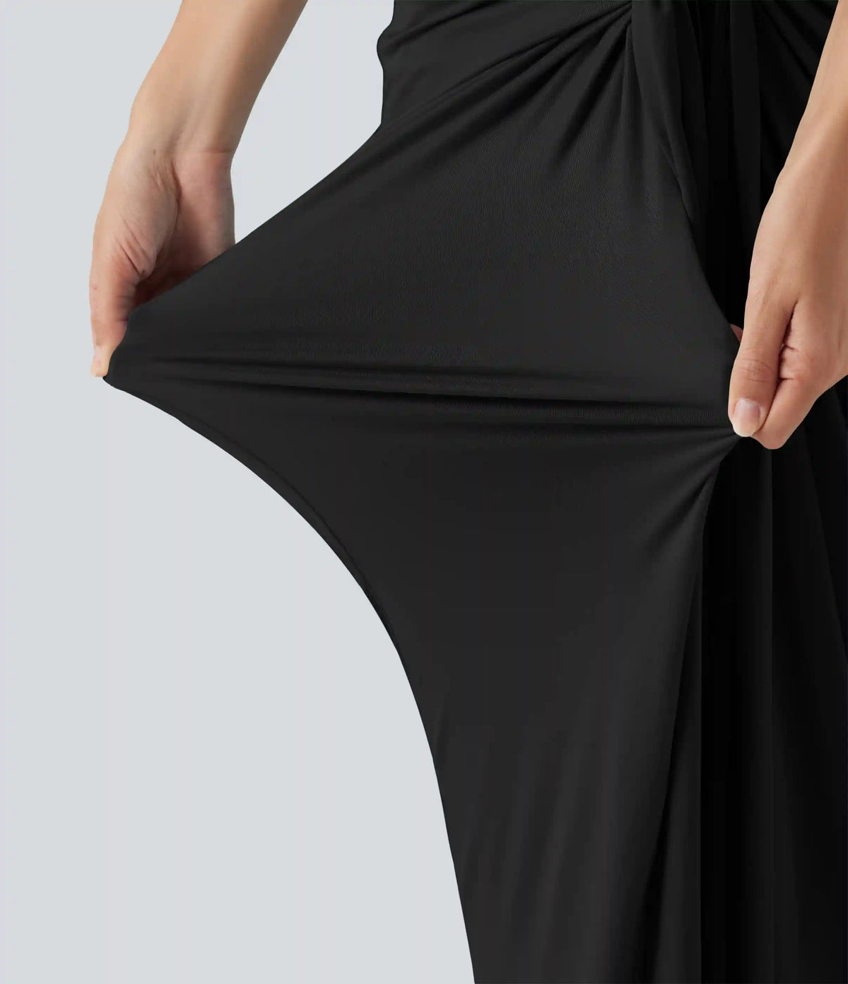 Scoop Neck Sleeveless Bodycon Maxi Casual Dress