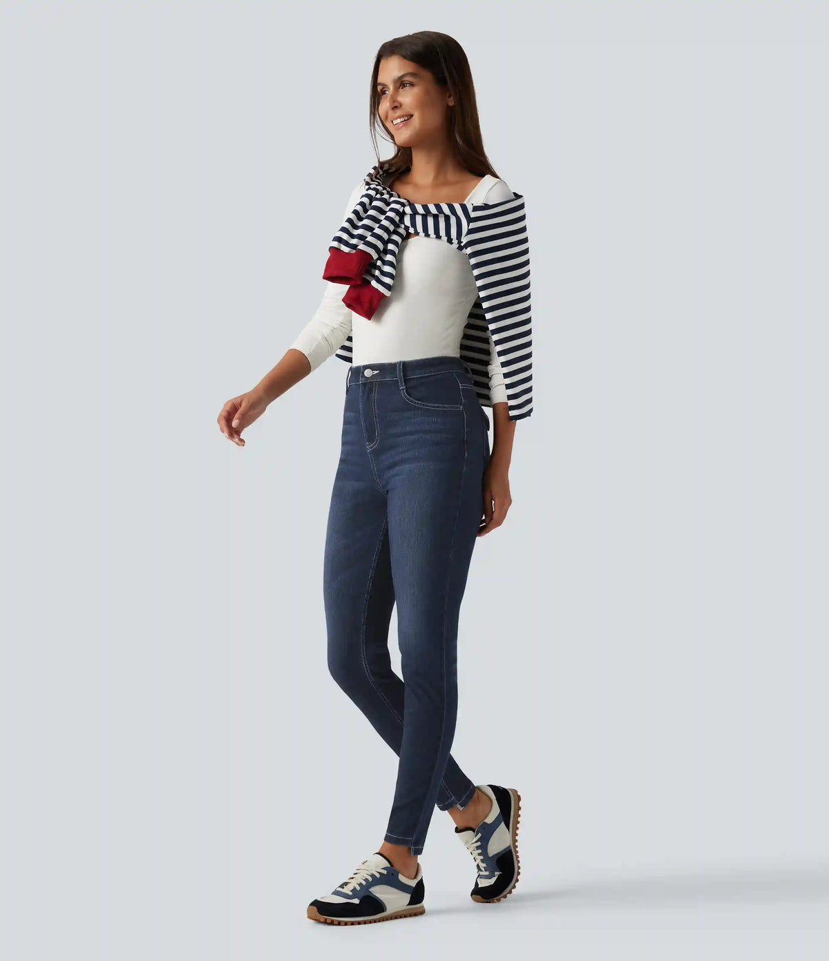 Halara Flex™ High Waisted Casual Skinny Jeans with Pockets