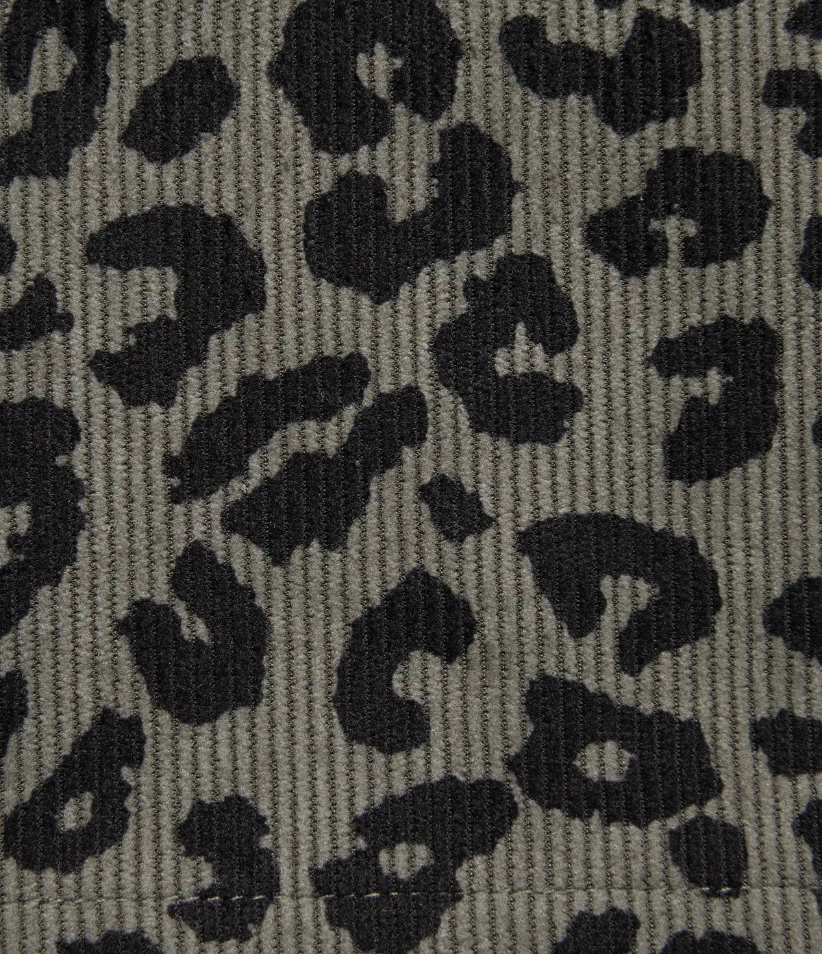 High Waisted 2-in-1 A-Line Leopard Print Corduroy Mini Casual Skirt with Pocket