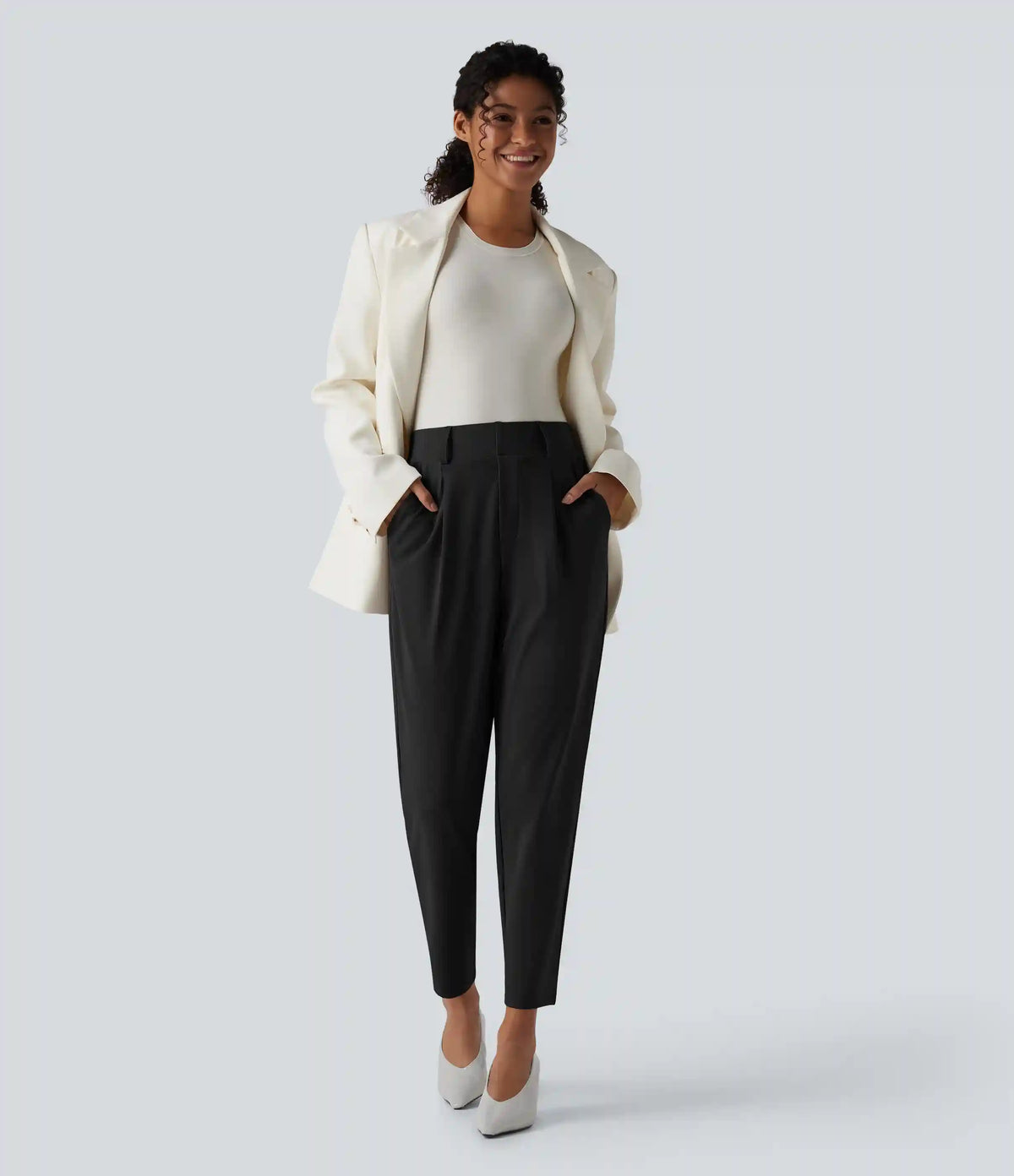 Halara Flex™ High Waisted Tapered Work Pants with Pockets