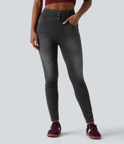 Halara Flex™ High-waisted Casual Skinny Jeans with Pockets