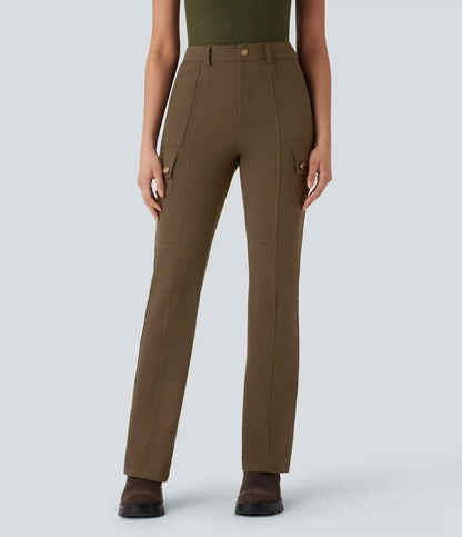 DayStretch Mid Rise Pockets Hiking Cargo Bootcut Pants