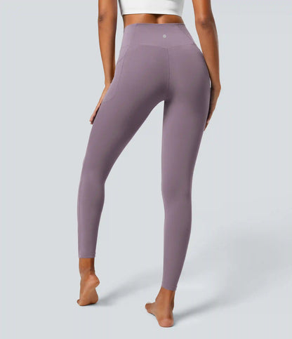SoftlyZero™ Crossover Pocket Plain Leggings