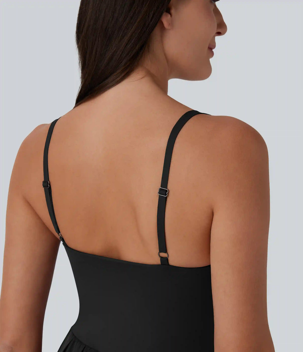Breezeful™ Pleated Adjustable Buckle 2-in-1 Pocket Micro Mini Quick Dry Casual Slip Dress