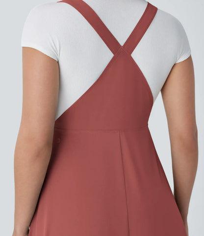 Breezeful™ Pockets Flowy Quick Dry Midi Casual Dress