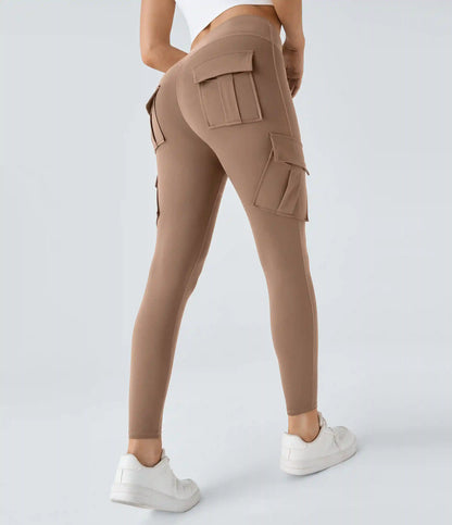 DayStretch High Waisted Cargo Pocket Skinny Yoga Leggings