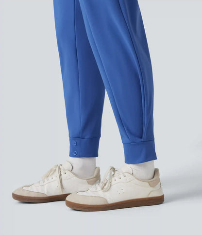 SoftlyZero™ Plush Thermal Mid Rise Work Joggers with Pockets