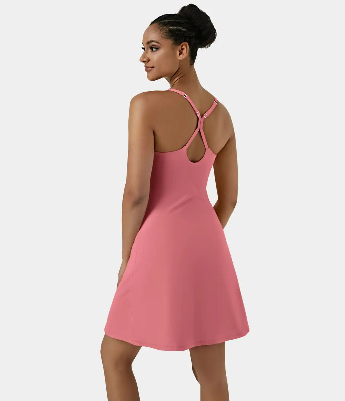 SoftlyZero™ Airy Cut Out 2-in-1 Pocket InstantCool Longer Active Dress