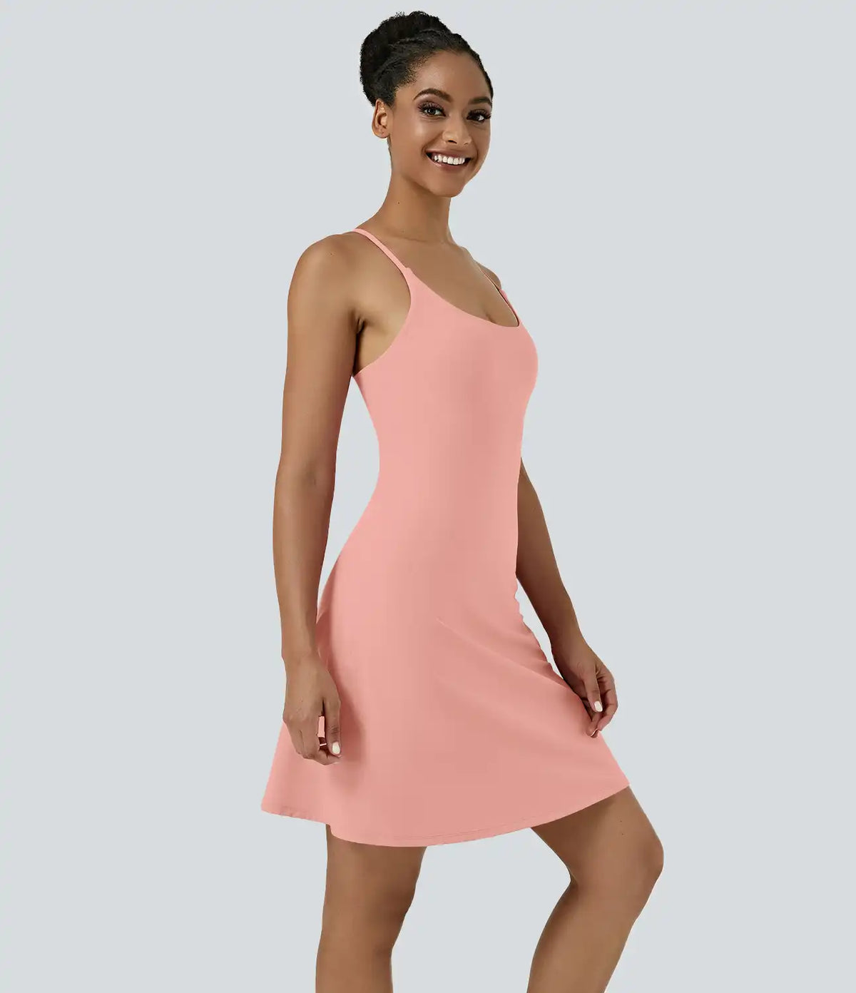 SoftlyZero™ Airy Cut Out 2-in-1 Pocket InstantCool Longer Active Dress