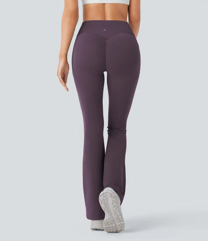 Halara UltraSculpt™ High Waisted Scrunch Butt Lifting Tummy Control Pocket Shaping Yoga Bootcut Leggings