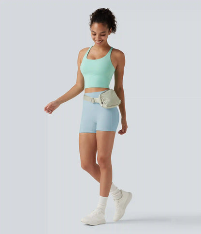 Halara UltraSculpt™ High Waisted Tummy Control Shaping Training Biker Shorts 3'' with Pockets