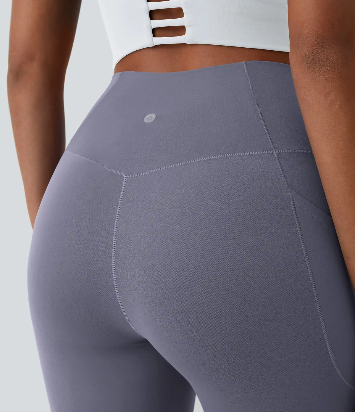 SoftlyZero™ Crossover Pocket Plain Leggings