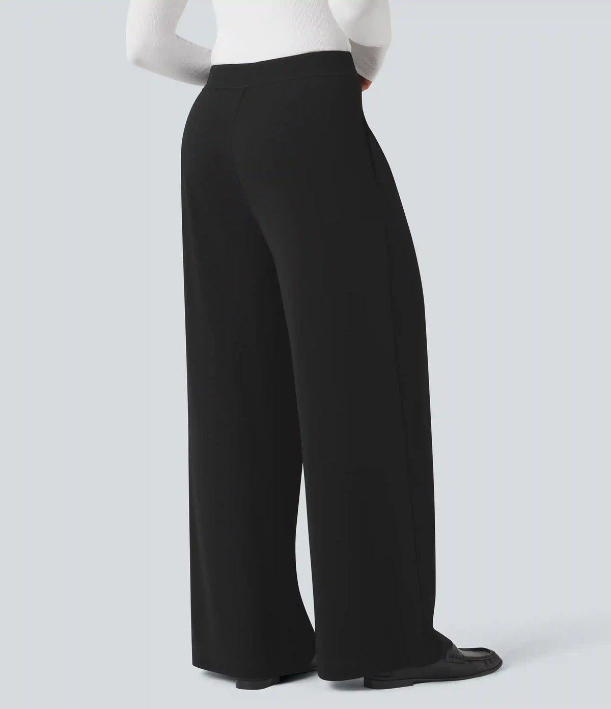 Halara Flex™ High Waisted Waffle Work Baggy Pants with Pockets