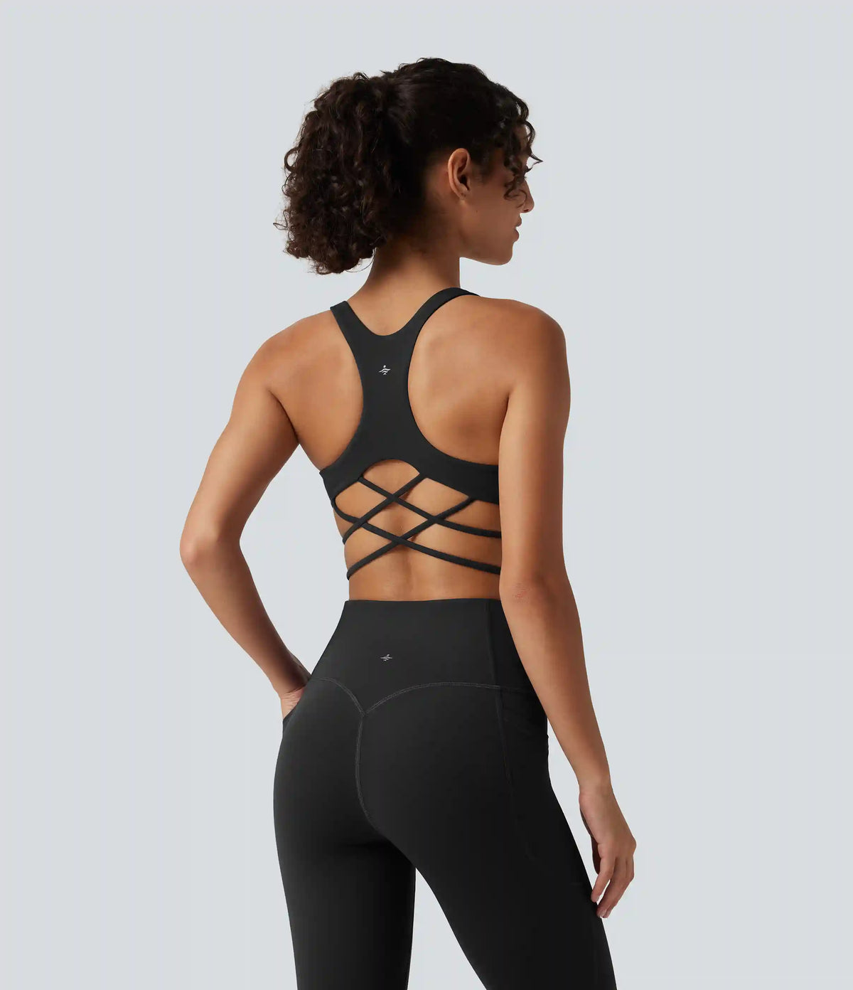 Halara UltraSculpt™ Built-in Bra Tummy Control Workout Jumpsuit with Pockets-Easy Peezy Edition