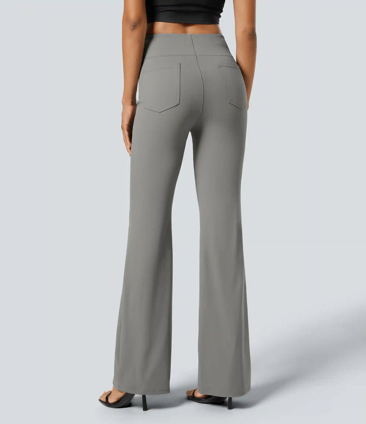Halara Flex™ High Waisted Back Side Pocket Slight Flare Work Pants