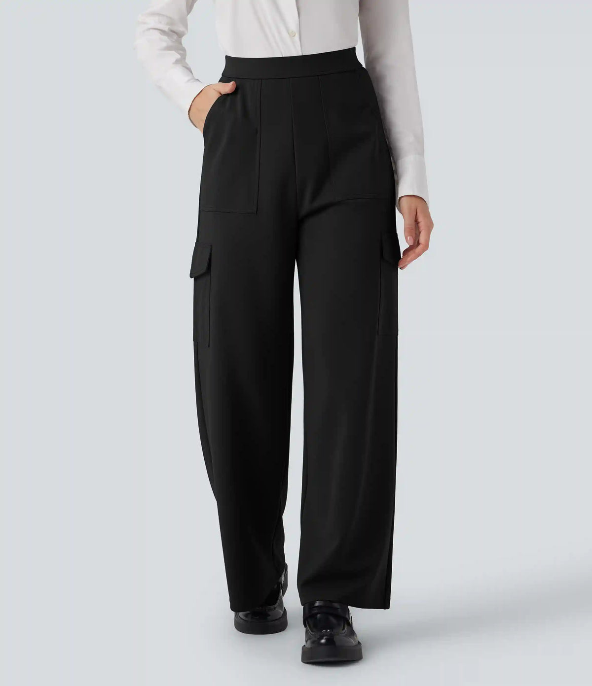 Halara Flex™ High Waisted Straight Leg Cargo Work Pants with Pockets