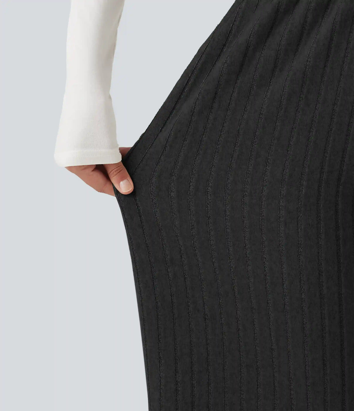 High Waisted Drawstring Baggy Casual Pants with Pockets
