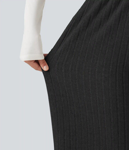 High Waisted Drawstring Baggy Casual Pants with Pockets