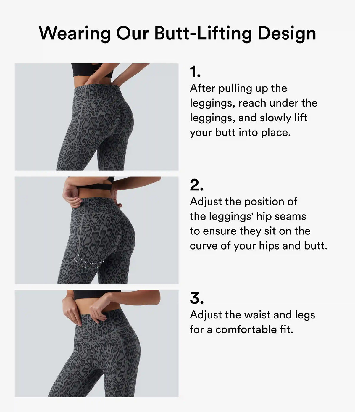 Halara UltraSculpt™ Leopard Print High Waisted Scrunch Butt Lifting Tummy Control Training Biker Shorts 9'' with Pockets