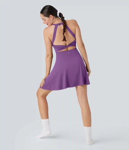 Flare Low Support Dance Active Dress-Longer Length-Easy Peezy Edition DD-F Cups