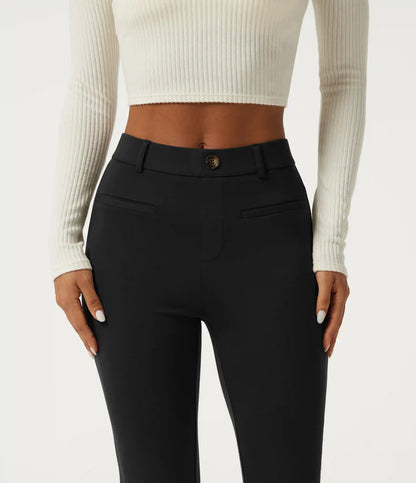 Halara Flex™ Mid Rise Tapered Work Pants with Pockets