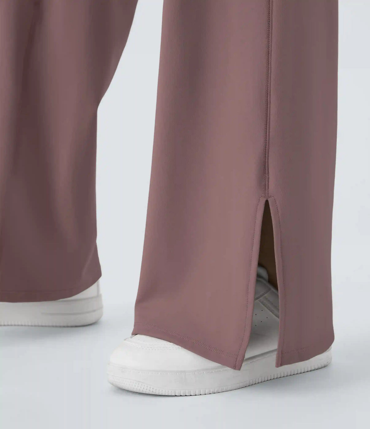 DayStretch Crossover Pocket Hem Wide Leg Yoga Pants-Smile
