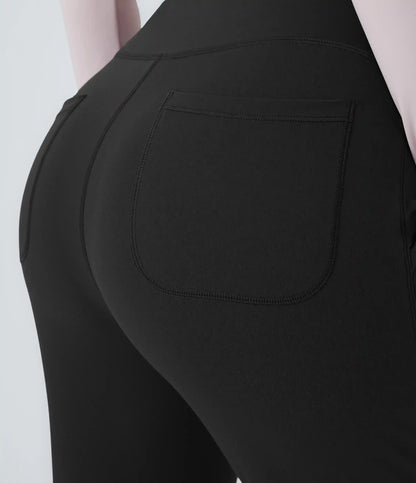 DayStretch High Waisted Pocket Plain Flare Leggings