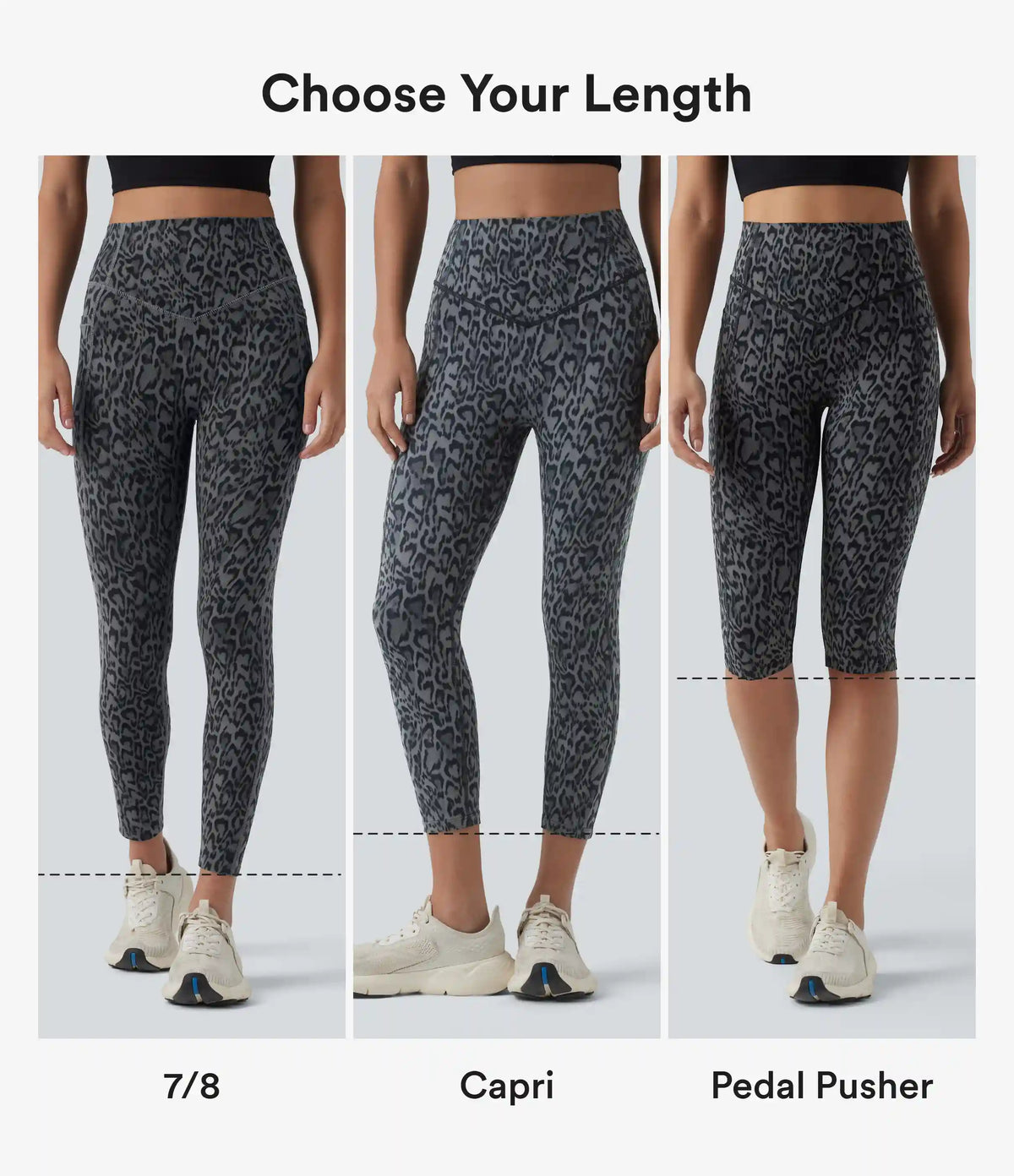 Halara UltraSculpt™ Leopard Print High Waisted Scrunch Butt Lifting Tummy Control Training Leggings with Pockets