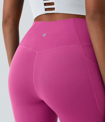 SoftlyZero™ Crossover Pocket Plain Leggings
