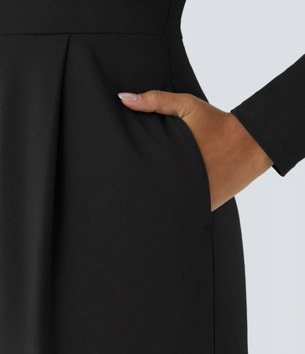 Long Sleeve Pocket Wide Leg Jumpsuit-Easy Peezy