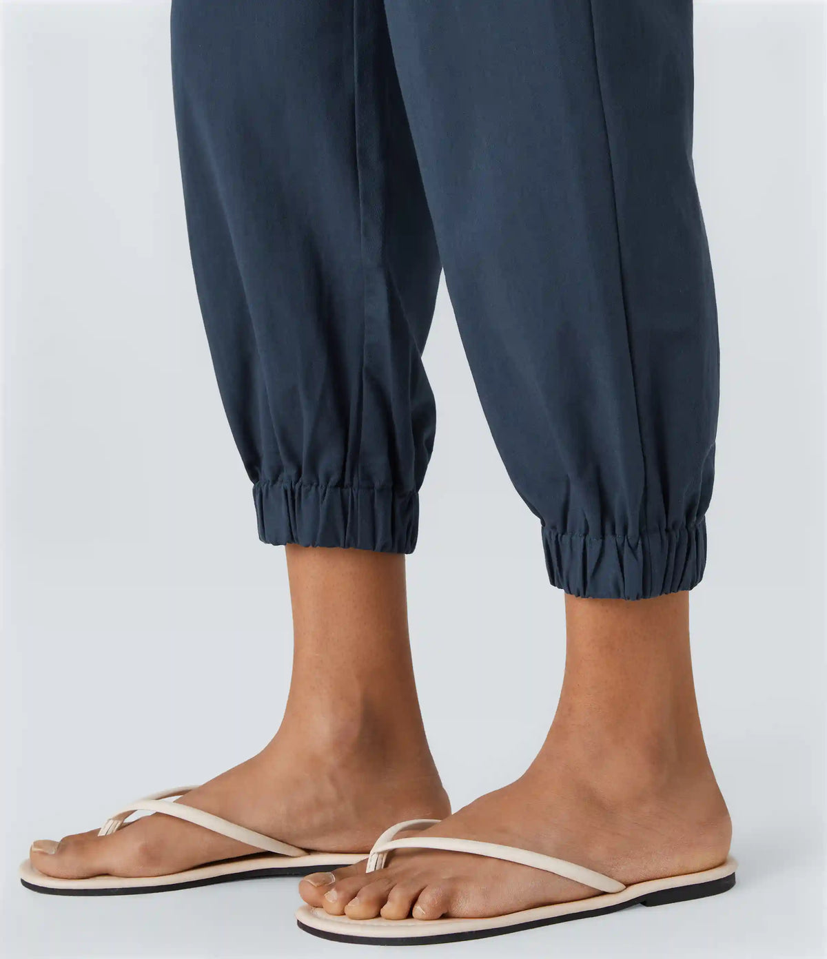 Mid Rise Casual Joggers with Pockets