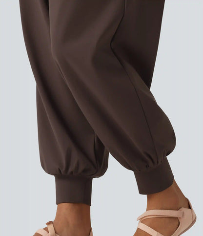 High Waisted Tummy Control Yoga Jogger with Pockets