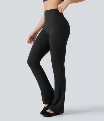 Halara UltraSculpt™ High Waisted Tummy Control Shaping Bootcut Yoga Leggings with Pockets