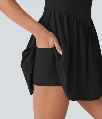 Breezeful™ Corset 2-in-1 Pocket Mini Quick Dry Flowy Pickleball Active Dress DD-F Cups