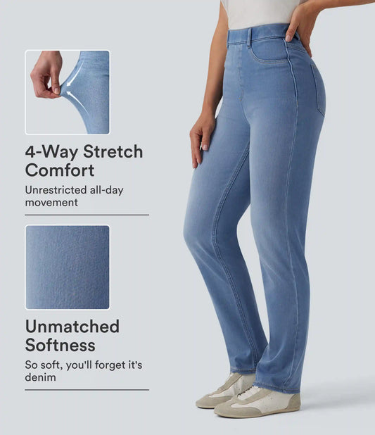 Halara Flex™ High Waisted Tummy Control Casual Jeans with Pockets