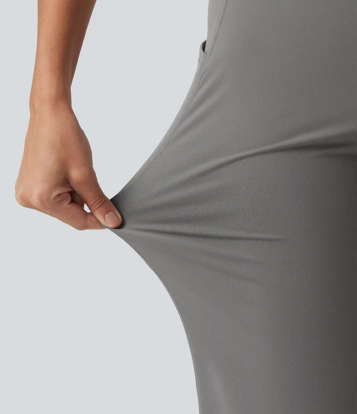 Halara Flex™ DayStretch High Waisted Tummy Control Gathered Hem Yoga Pants with Pockets